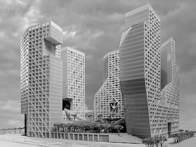 Architecture Notes 建築筆記: Sliced Porosity Block - Steven Holl
